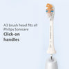 Sonicare Original A3 Premium All-in-One Standard Sonictoothbrush Heads - 2 Pack in White (Model HX9092/10)