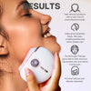 Aurora LED Gua Sha Device, White Jade Gua Sha Facial Tool with Heat and Vibration, Face Massager for Anti-Aging Wrinkles Puffiness Skin Rejuvenation and Toning (Aurora White)