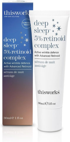 Deep Sleep 5% Retinoid Complex, 30ml - Anti Aging Night Cream with Hyaluronic Acid and Granactive Retinoid - Intensive Overnight Serum for Women to Reduce Fine Lines and Wrinkles