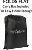 Van and Campervan Front Seat Organiser, With Detachable Cooler Bag And Compartment Storage Solution, Adjustable Padded Carry Strap and Non-Slip Clips, (Black, 24L)