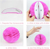 12 Pack Tissue Paper Honeycomb Balls, Poms Birthday Baby Shower Wedding Decorations (Colorful)