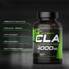 CLA Capsules 4000mg | 120 Count | High Strength Supplement | Conjugated Linoleic Acid Oil from Safflower | Suitable for Men & Women | by