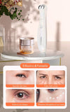 EMS Eye Massager,Anti-Aging Eye Massager with with Microcurrent and Heating, Smooth Fine Lines,Reduce Puffiness and Dark Circles, Double Contact Anti-Fatigue Eye Massager 1883