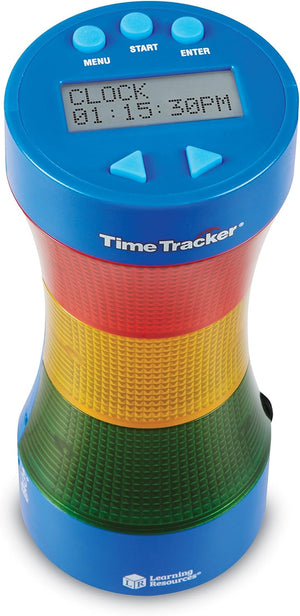 Time Tracker Visual Timer & Clock - 1 Piece Classroom Tracker, Alarm Clock, Light Up Timer for Classroom, Kids timer, 22.5