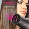 C81072 Neon Hair Dryer Gift Set with Keratin Protech, Diffuser, Concentrator Nozzle, 2000W, Graphite and Pink