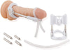 Penis Extender Stretcher, Effective Stretching for Men to Extend Erections, Wearable Penis Stretcher，White Penile Traction Device