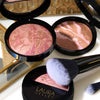 Baked Blush-n-Bronze Marbleized 2-in-1 Sculpting Bronzer Blush - Berry Bronze - Contour Face with a Radiant Flush