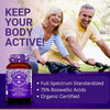 Organic Boswellia Serrata Capsules - Joint Care Supplements | Indian Frankincense Resin | Soil Association Organic Certified UK | 5:1 Extract | 75% Boswellic Acid | 60 Vegan Boswellia Extract Capsules