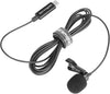 Lavalier Microphone with USB-C for Mobile Devices and Computers with 6.6-foot (2m) Cable &Right-Angle USB-C Adapter (LavMicro U3A)