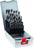 Professional 25-Piece PointTeQ HSS Twist Drill Bit Set (for Metal, ProBox, Drill Driver Accessories)