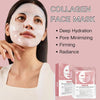 Collagen Face Mask, 5Pcs Collagen Mask Overnight - Korean Collagen Face Mask, Overnight Face Mask Collagen Face Mask - Face Masks Beauty Pore Minimizing Firming Elasticity Improvement