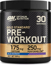 Gold Standard Pre Workout Powder, Energy Drink with Creatine Monohydrate, Beta Alanine, Caffeine and Vitamin B Complex, Food Supplement, Blue Raspberry Flavour, 30 Servings, 330 g