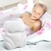 Bath Pillow 4D Air Mesh - Waterproof Spa Cushion for Women Men Gifts Luxury Bathtub Pillows with Head Neck Shoulder and Back Support with 6 Non-Slip Suction Fits all Bathtub