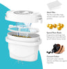 Water Filter Cartridge 6 Pack (6 Months Supply), Evolve+ Compatible with Brita Maxtra, Maxtra+ & PerfectFit, 5 Stage Filtration System Reduces Chlorine, Limescale & Other Impurities ,White