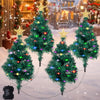 Christmas Tree with Lights,4 in 1 Prelit Christmas Tree Garden Stake Lights with 9 Lighting Modes,Waterproof Christmas Lights for Indoor & Outdoor Yard Lawn Pathway Christmas Decorations