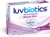 Luvbiotics Probiotic Beauty Skin Vegan Supplements - 30 Capsules- Hyaluronic Acid + Grape Seed Extract + Vitamin C