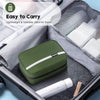 Travelling Toiletry Bag Portable Hanging Water-Resistant Wash Bag for Travelling, Business Trip, Camping (Deep Green/A)