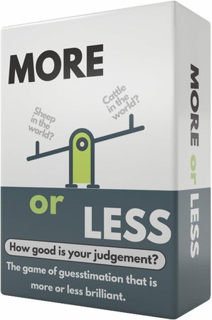 : Original Edition Card Game - How Good Is Your Judgement? 2 Player+ | Family Fun Guessing Game for all Adults & Kids Aged 12 for a Christmas Party or Secret Santa