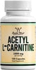 DW Acetyl L-Carnitine Capsules | 120 High Strength L Carnitine Supplements - 1000mg per Serving | Non-GMO & Gluten Free | Manufactured in The UK