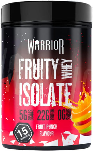 Fruity Clear Whey Isolate – Rapid Digesting Protein Powder – Refreshingly Fruit Flavoured Shakes – Easy to Drink & Consume Post Workout, Low Sugar, 15 Servings (Fruit Punch, 375g)