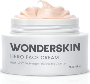 Purevoc Hero Face Cream, Anti Wrinkle Moisturizing Face Cream, Hydrating Face Moisturizer for Women & Men, Anti Aging Moisturizer, Daily Facial Moisturizer for Dry Skin