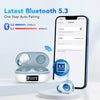 Ear Buds Wireless Earbuds, Bluetooth Headphones 5.3 In Ear with 4 ENC Noise Cancelling Mic, Bass Boost 90%, 60H Playtime Bluetooth Earphones, NEW Mini Bluetooth Earbuds IP8 Waterproof, USB-C