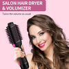 Hair Dryer Brush Blow Dry Brush in One, 4 in 1 One Step Hairdryer and Styler Volumizer Hot Air Brush with Negative Ion Anti-frizz Ceramic Titanium Barrel Hair Straightener Brush