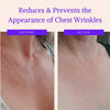 Chest Wrinkle Pads - Silicone Anti Wrinkle Patches for Wrinkles Smoothing - Reusable Overnight Silicone Wrinkle Patches - Anti Aging Silicone Chest Pad & Patch - Neck & Décolleté (1-mo Supply)