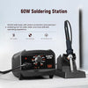 60W Soldering Iron Station, Soldering Station with Soldering Iron Kit, Helping Hands, Magnifier, Solder Wire, Solder Station 200-480℃ Adjustable for Welding and Repair PCB and Wire