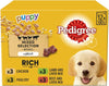 Junior Wet Dog Food for Young Dogs and Puppies, 12 Pouches (12 x 100 g)