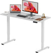 120 * 60 ONE PIECE Electric Standing Desk Height Adjustable Standing Desk Sit Stand Desk Adjustable Desk Stand Up Desk for Home Office