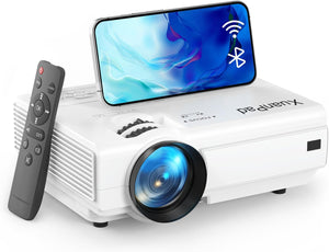 Mini Projector, 2024 Upgraded 15000L WiFi Bluetooth Projector, Portable Projector HD 1080P Supported, Home Theater Video Projector Compatible with TV Stick/HDMI/USB/AV/Laptop/iPhone/Android