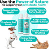 Dental Formula Water Additive For Dogs & Cats - Clean Teeth, Healthy Gums & Fresh Breath - Manage Plaque & Tartar Build-Up - Fuss-Free - No Brushing Needed - Cat/Dog Mouthwash & Oral Health