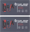 Jump Starter Power Pack, 3000A Car Battery Booster Jump Starter for 12V Vehicle, Car Jump Starter Power Bank with LED, 2 Quick Charge USB Outputs, Jump Pack with Jump Leads (10L Gas/8L Diesel)