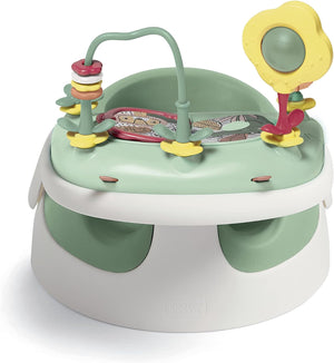 Baby Snug Seat and Activity Tray with Adjustable Features, Supportive, Stable and Easy Clean Design, Eucalyptus