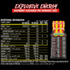 ABE Pre Workout Shot - All Black Everything Pre Workout Energy Shots, Physical Performance with Citrulline, Beta Alanine, Caffeine (Box 12 Units x 60ml) (Drumstick)