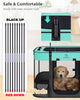 Foldable Pet Playpen,Cat Dog Playpen,Portable Dog Cage soft Portable Exercise Kennel Tent,Puppy Pen Indoors/Outdoors Pet Tent Fence(S(70 * 55 * 45cm))