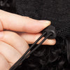 8 Inch Afro Drawstring Ponytail Kinky Curly Scrunchie Hair Bun Clip In Ponytail Extensions For Women Curly Hair Bun Hair Pieces Curly Drawstring Ponytail - Dark Black