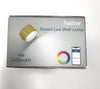 Wall Light Indoor, Wall Lamp Dimmable with Battery with USB Charging Port, Smart Wall Lamp Touch Control 3 Brightness Levels 16 Million Colours 360° Rotatable for Living Room (Black+Colorful Light)