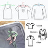 Folding Clothes Hangers, 20PCS Portable Travel Coat Hangers, Plastic Travel Hangers Foldable, Foldable Space Saving Coat Hanger for Home Travel Outdoor Camping(5 Color)