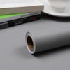 Grey Sticky Back Plastic, Vinyl Wrap Film Roll for Furniture 40X300cm, Self Adhesive Wallpaper Covering Paper for Wall Shelf Kitchen Cupboard (Matt)