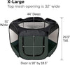 Pop Up Playpen Pet Tent Playground - Hunter Green, Extra Large