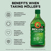 Moller’s ® | Omega 3 Cod Liver Oil | Omega-3 Dietary Supplements with EPA, DHA, Vitamin A, D and E | Superior Taste Award | Pure & Natural cod Liver Oil | 166 Year Old Brand | Neutral | 500 ml