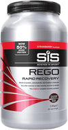 REGO Rapid Recovery Drink Powder, Post Workout Protein Powder, 20g of Protein, Strawberry Flavour, 32 Servings Per 1.6kg Bottle