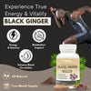 Pure Black Ginger Capsules - 60 Capsules | Kaempferia Parviflora Extract (Thai Ginseng) Supplement | Aids Physical Performance and Supports Libido, Anti-Aging and Vitality