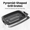 Indoor Electric Grill 1500W, 38x23 Extra Large Grilling Surface, Nonstick Table Top Grill for Indoor Grilling and BBQ with Adjustable Temperature Control, Drip Tray, Dishwasher - Safe Parts