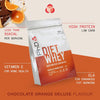 Nutrition Diet Whey High Protein Lean Matrix, Chocolate Orange Diet Protein Powder, 16g of Protein, 40 Servings Per 1 kg Bag