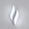 Modern LED Wall Light Indoor, 20W White LED Wall Lamp, 6500K Cool Light, Acrylic Leaf Shaped Sconce Wall Light for Bedroom, Hallway, Stair, Living Room, Corridor