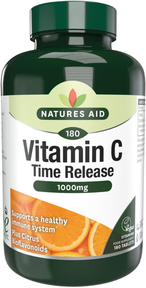 Vitamin C Time Release 1000 mg, Immune Support, 180 Tablets