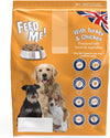 FEED ME! - Complete Dry Dog Food - Turkey Chicken Bacon Vegetables - Soft Moist & Meaty, Pack of 4 x 2kg